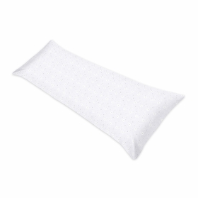 Eyelet White Collection Full Length Body Pillow Cover