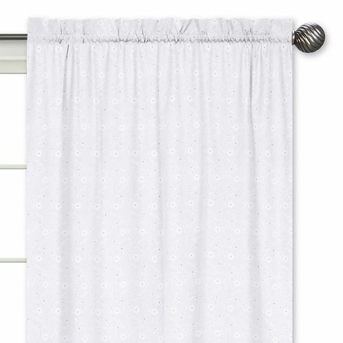 Eyelet White Window Panels - Set of 2 - alt image 2