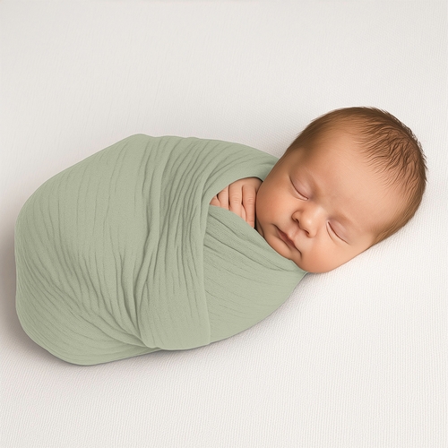 Farm Animals Collection 2 Pack 100% Cotton Muslin Baby Swaddle Receiving Blankets - alt image 2