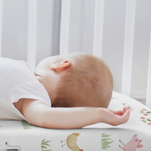 Farm Animals Collection 2 Pack Baby Bassinet Fitted Sheets - alt image 2