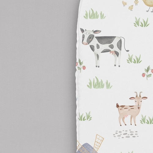 Farm Animals Collection 2 Pack Baby Bassinet Fitted Sheets - alt image 4