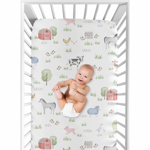 Farm Animals Collection 2 Pack Crib Sheets - alt image 4