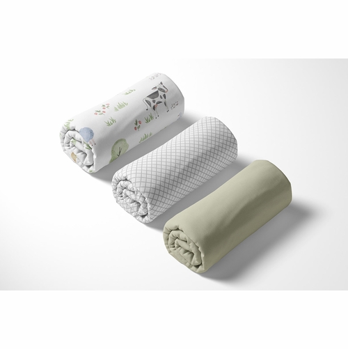 Farm Animals Collection 3 Pack Crib Sheets - alt image 4