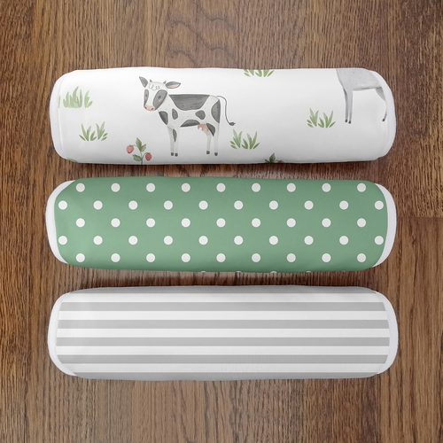 Farm Animals Collection Absorbent Burp Cloths - 3 Pack Set - alt image 3