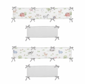 Farm Animals Collection Crib Bumper Pad