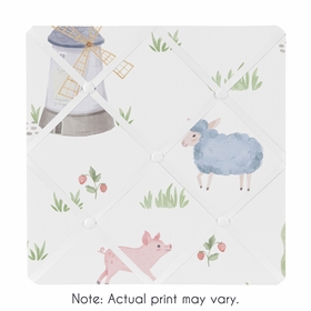 Farm Animals Collection Fabric Memo Board