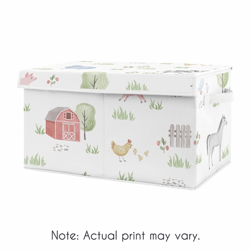 Farm Animals Collection Fabric Toy Bin Storage - alt image 4