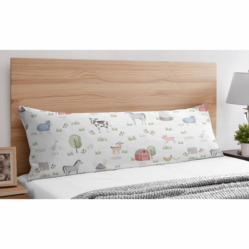 Farm Animals Collection Full Length Body Pillow Cover - alt image 1