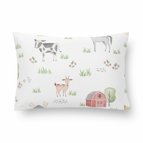Farm Animals Collection Mini Pillow with Pillowcase