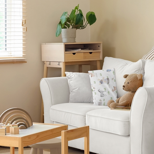 Farm Animals Collection Mini Pillow with Pillowcase - alt image 1