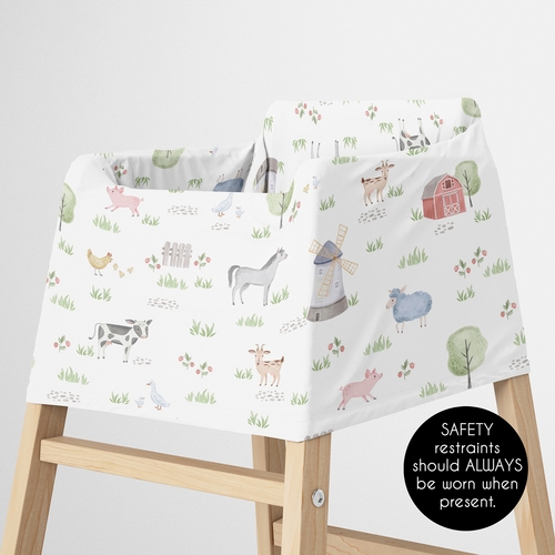 Farm Animals Collection Multi Use Baby Car Seat and Nursing Cover - alt image 4