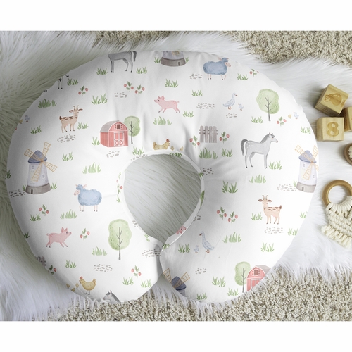 Farm Animals Collection Nursing Breastfeeding Pillow Cover - alt image 4