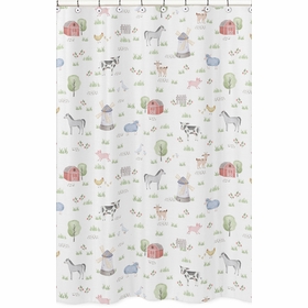 Farm Animals Collection Shower Curtain