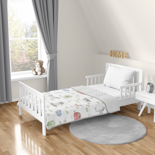 Farm Animals Collection Toddler 5lbs Weighted Blanket for Kids - alt image 1