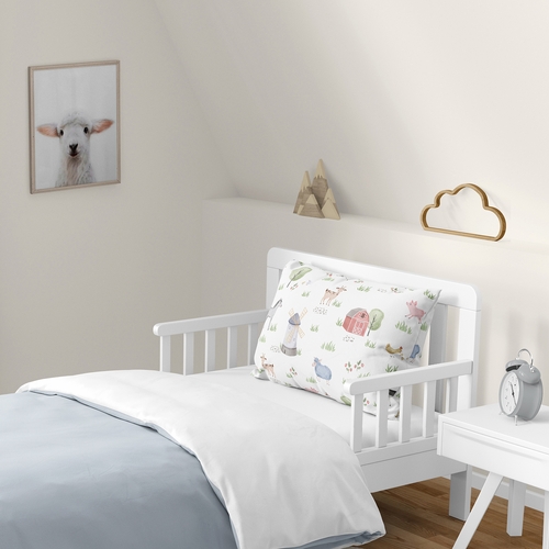 Farm Animals Collection Toddler Pillow with Pillowcase - alt image 1