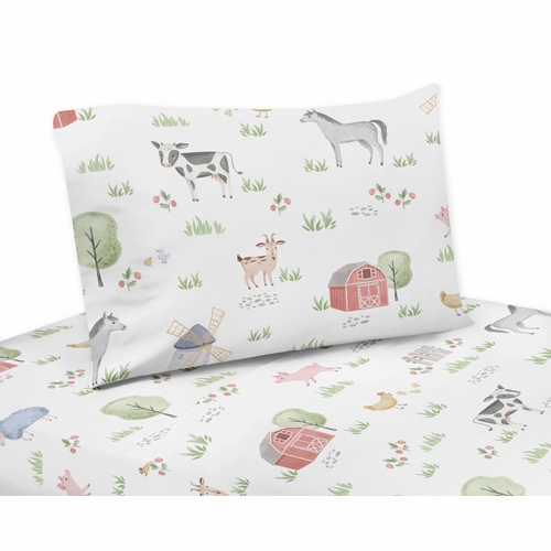 Farm Animals Collection Twin Sheet Set
