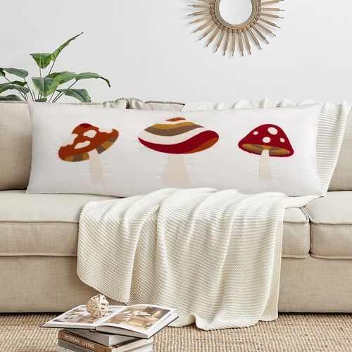 Farmhouse Mushroom Collection Full Length Body Pillow Cover