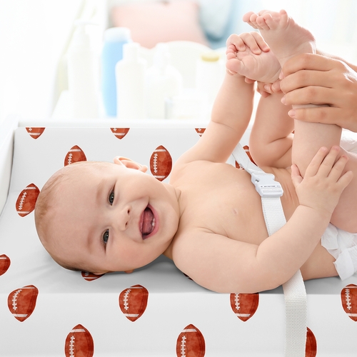 Football Collection Changing Pad Cover Sheet - alt image 2