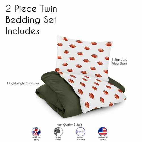 Football Collection Twin Bedding - alt image 3