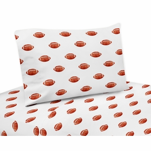 Football Collection Twin Sheet Set