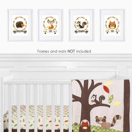 Forest Friends Collection Wall Art Prints - Set of 4 - alt image 1