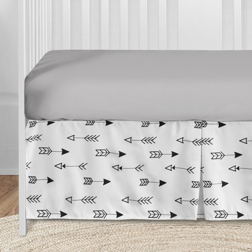 Fox Black and White Collection 5 Piece Crib Bedding - alt image 4
