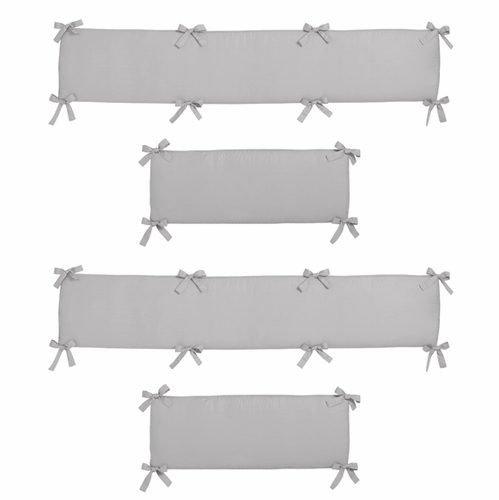 Fox Black and White Collection Crib Bumper Pad - alt image 1