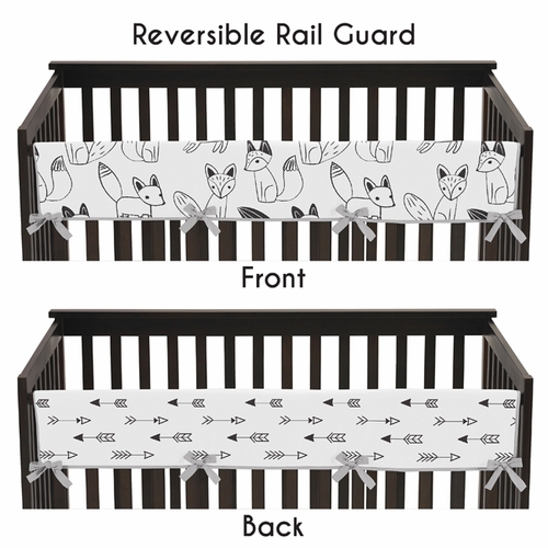 Fox Black and White Collection Long Rail Guard Cover