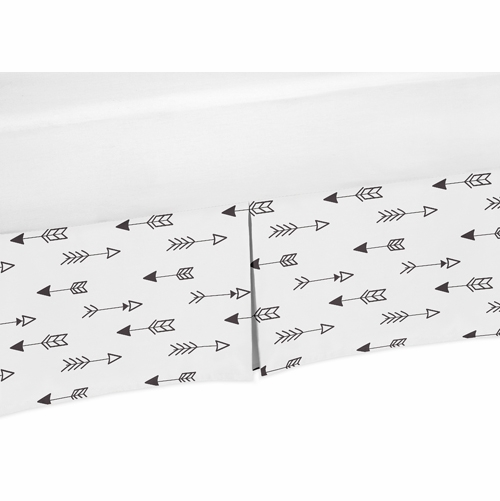 Fox Black and White Collection Queen Bed Skirt