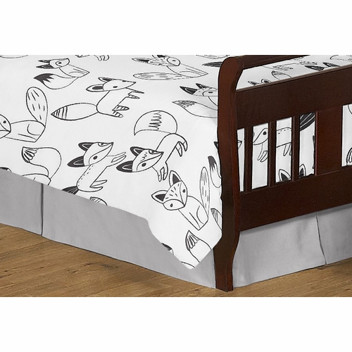 Fox Black and White Toddler Bedding Collection - alt image 3