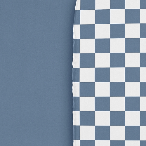 Gingham Checkered Plaid Collection 2 Pack Baby Bassinet Fitted Sheets - Blue and White - alt image 4