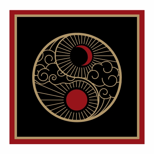 Golden Pearl Collection Mahjong Mat for Table - Shipped Rolled