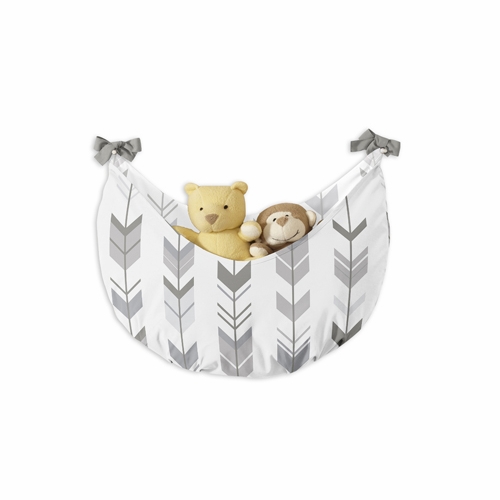 Grey and White Mod Arrow 9 Piece Crib Bedding Collection - alt image 4