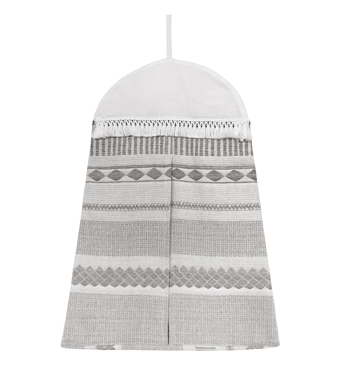 Boho Tribal Grey Jacquard Collection 4 Piece Crib Bedding