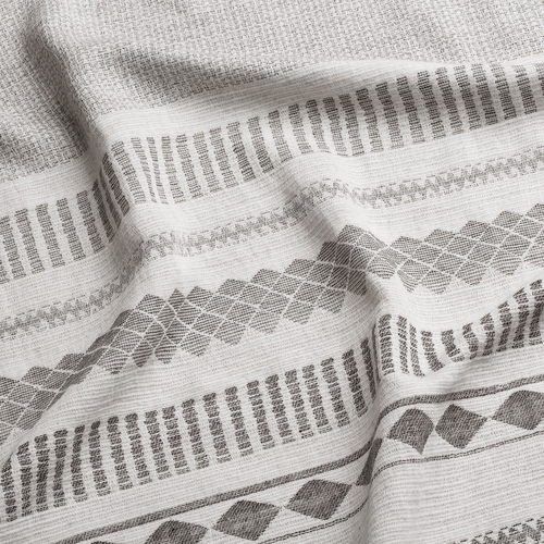 Grey Boho Tribal Jacquard Collection Lumbar Throw Pillow Covers - 2 Pack Set - alt image 5