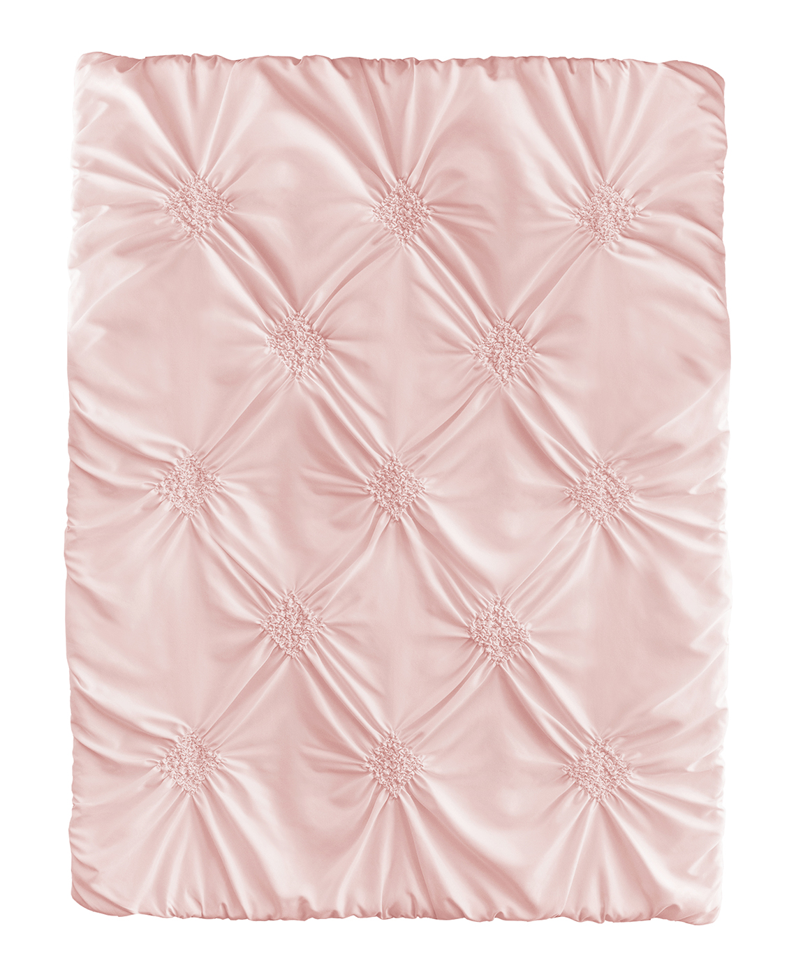 Harper Blush Pink Collection 3 Piece Mini Crib Bedding Set