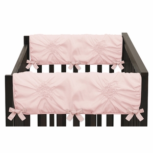 Harper Blush Pink Collection Side Rail Guard Covers - Set of 2