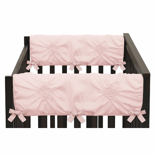 Harper Blush Pink Collection Side Rail Guard Covers - Set of 2