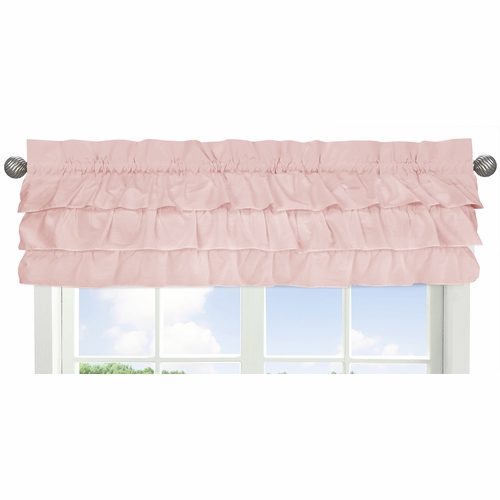 Harper Blush Pink Collection Window Valance