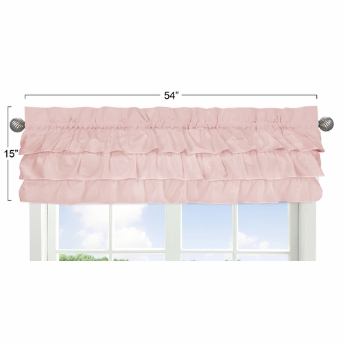 Harper Blush Pink Collection Window Valance - alt image 2