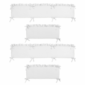 Harper White Collection Crib Bedding