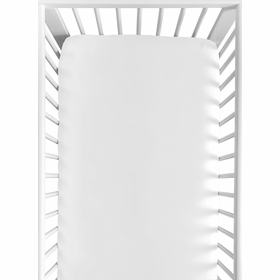 Harper White Collection Crib Sheet