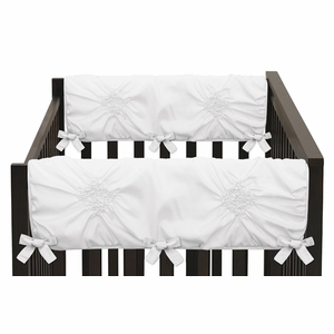 Harper White Collection Side Rail Guard Covers - Set of 2