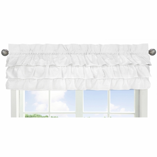 Harper White Collection Window Valance