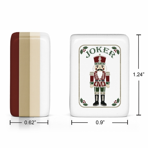 Holiday Red Christmas Collection American Mahjong Tile Set (160pc) - alt image 2