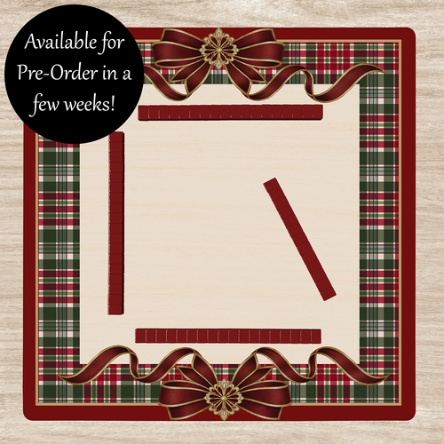 Holiday Red Christmas Collection American Mahjong Tile Set (160pc) - alt image 4