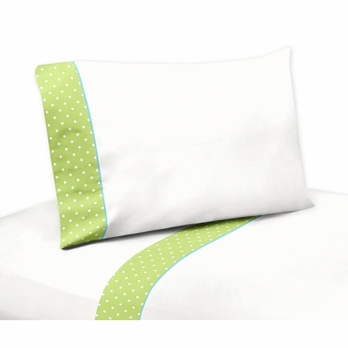 Hooty Turquoise and Lime Toddler Bedding Collection - alt image 2