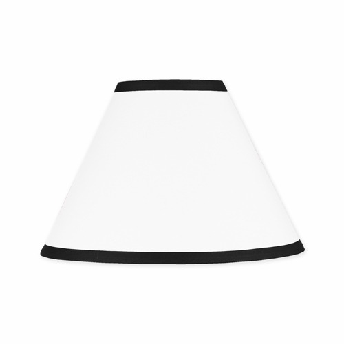 Hotel White and Black Lamp Shade