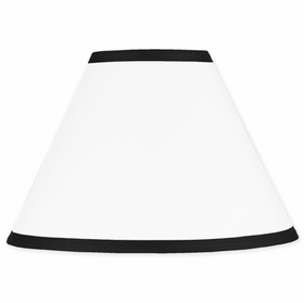 Hotel White and Black Lamp Shade