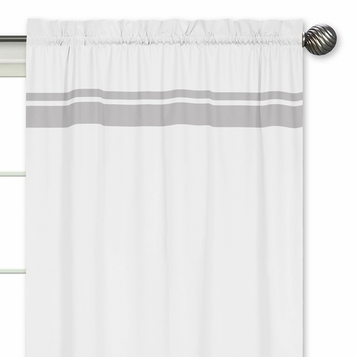 Hotel White and Gray Window Panels - Set of 2 - alt image 2